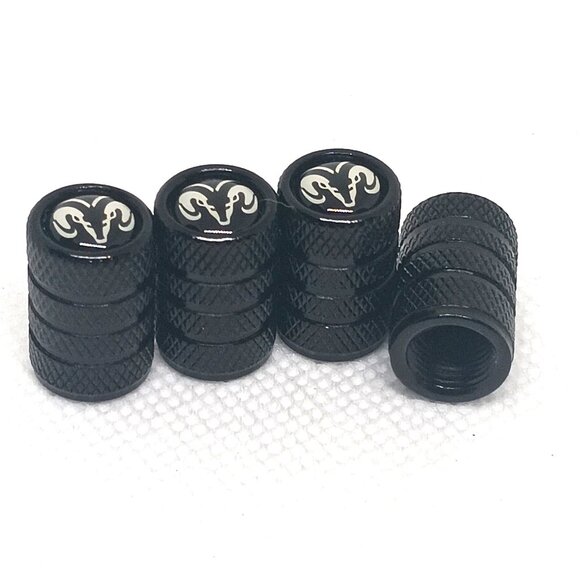 RAM TIRE CAPS UNIVERSAL AIR VALVE STEM CAP 4 INCLUDED PER PACK - Picture 3 of 4